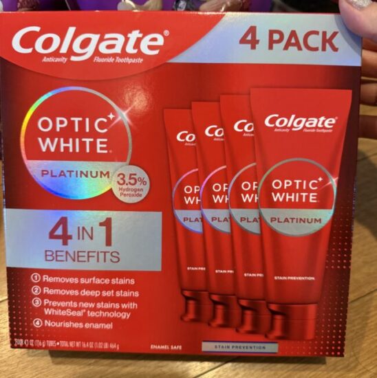 Colgate 歯磨き粉　Optic White
